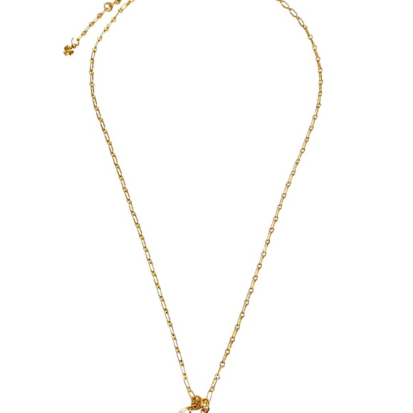 NEW Authentic Tory Burch Roxanne Pendant with Glass Pearl $175 - Picture 4 of 7